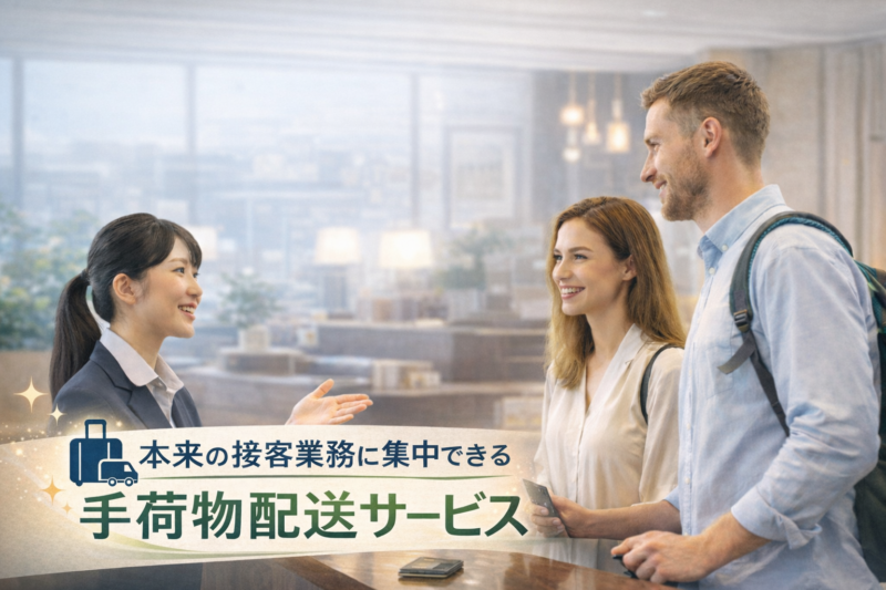 【ホテル支配人様必見】当日対応できる手荷物配送サービスとは？APEX24が選ばれる理由